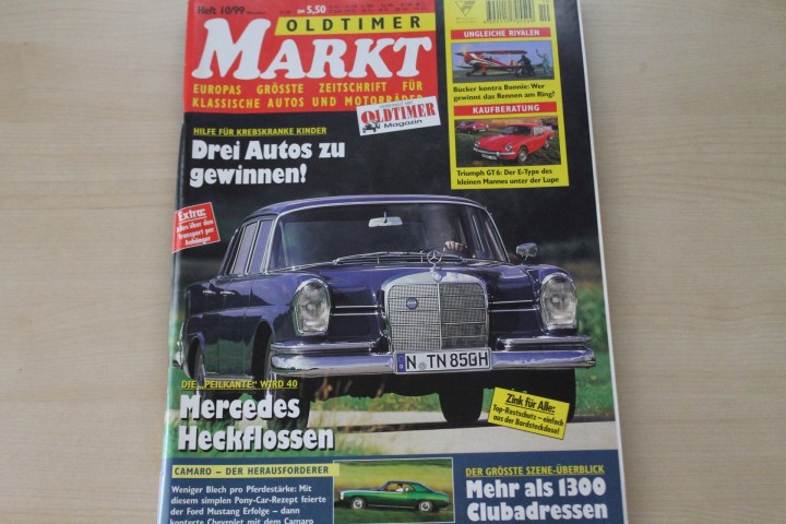 Deckblatt Oldtimer Markt (10/1999)